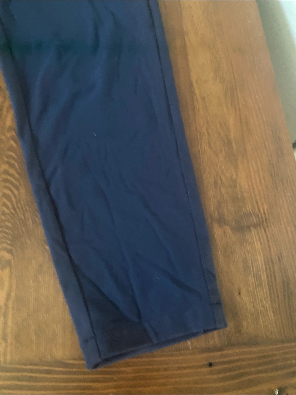 Talbots Navy Drawstring Track Pants - Picture 6 of 7